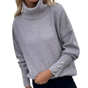 Ribbed Pullover Long Sleeve Sweater